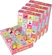 Empty Calendar Box | 24 Days Mother's Day Party Treat Box | Holiday Treat Wrapping Supplies, Set of 5 Fillable Countdown Cases for Candy, Snack, Toy