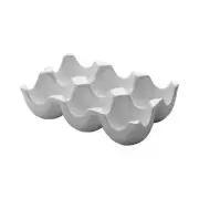 Maxwell & Williams Accessories, Egg Container, 6 Pieces, Porcelain, White AA3335