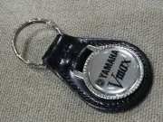 VTG Collection of (1) YAMAHA Vmax Motorcycle Key Chain Glossy Top Grain Leather