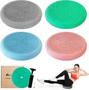 METEOR Wobble Cushion - Balance Disc, Stability Disc, Wobble Seat, for Core Strength, Balance Training, Sensory Kids, Dog Training, and Office Sitting