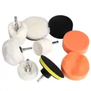 10pcs Cotton Cloth Buffing Wheel Sponge Polishing Pad Kit,Drill Buffing Kit f...