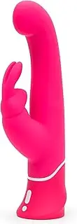 Lovehoney G Spot Rabbit Vibrator for Women | Realistic Vibrating Dildo Massager Tool | Silicone Rechargeable Clit Vibrator | 15 Powerful Vibration Modes | Waterproof Adult Sex Toys for Couples