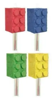 Building Block Pull Pinata Pk 1 (1 PINATA ONLY)
