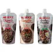 Pepper Paste Trio – Chipotle (Hot), Guajillo (Medium), Ancho and Pasilla (Mild)