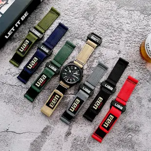 適用於Galaxy Watch 4 46mm 尼龍運動錶帶22mm錶帶適用於 Samsung Gear S3