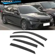 For 22-25 Honda Civic Sedan 4DR Acrylic Mugen Style Window Visor Sun Rain Guards (for: Honda Civic)