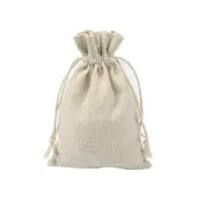 10-Piece Cotton Linen Drawstring Gift Bags