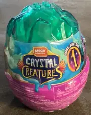 Mega Construx Crystal Creatures Series 1 Surprise Egg Buildable Figure & Slime