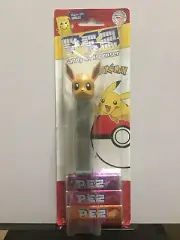 Pokemon - Sealed - Eevee - PEZ Candy And Plastic Dispenser (2019) - 3 Flavors!!!
