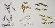 Metal Swivel Clips Hooks Clasps Lobster end 23mm (0.9") You Pick Colors + Qty