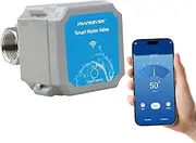 DN20 Smart Water Valve 3/4 Smart Water Management System WiFi Remote Control Faucet Timer for Hose, Sprinkler Water Timer Auto Watering for Plants,Touch Button，(DN20(3/4"))