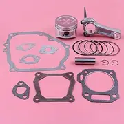 for HGX160 6.5HP GX 160 Engine Motor Lawn Mower Spare Part Connecting Rod 68mm Piston Ring Full Gasket Kit Spare Parts