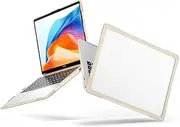 Translucent Case Compatible with Huawei MateBook 14 2021/2022/2023,Rugged Hard Shell Protective Cover,Dual Layer Hard Shell Protective Cover TPU Bumper Case.Khaki