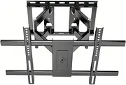 Universal Wall Mounted TV Stand for 32-70/80 in LCD LED Monitor Foldable Telescopic Adjustable TV Bracket Movable Tilt Metal Bracket 50kg(LF-D60)