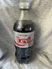 Share a Coke with Levi 2025 Personalized Gift Coca~Cola Bottle 20oz Diet