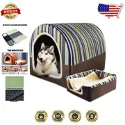 Splash-Proof and Non-Slip Dog Bed: Cozy Pet House & Sofa for 88 lb Dogs