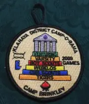 Boy Scout Patch Mt. Baker Council, Klahaya Dist. Camp-O-Rama 2008 Camp Brinkley