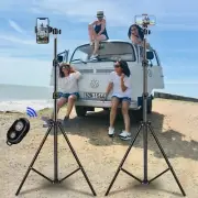 Tripod Stand Ring Light 1/4 Screw Head Flexible Selfie Control Holder