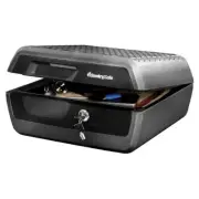 SentrySafe Fireproof and Waterproof Safe Box with Key Lock, Fire and Water Ch...