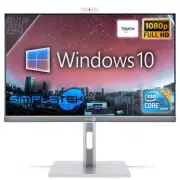 Computer All IN One 24 " Core I7 RAM 8gb SSD 2tb FHD Touch PC Windows 10 Pro _