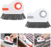 Groove Cleaning Brushes 2Pcs Window Track Cleaning Tools, 2 in 1 Window Groove C