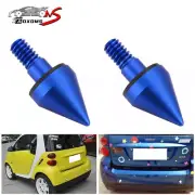 2 x Blue Rear Bumper Protector Spike Guard Protector for Smart Fortwo 07-15 (for: Smart)