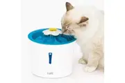 Catit 2.0 Blue LED Flower Water Fountain with Nightlight for Cats & Dogs - 3 litres