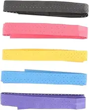 Badminton Grip Tape Pack Tennis Racket Sweatband Overgrip Anti-Slip Racket Wrapping Tape for Improved Control Random
