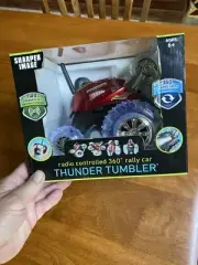 NIB SHARPER IMAGE THUNDER TUMBLER Toy RC Car 360 SPINS Remote Control Monster