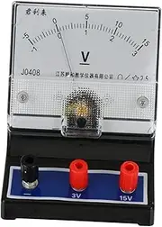 MAGICLULU 1Pc Analog Voltmeter Teaching Apparatus Dc Voltage for Classroom Experiments Measurement Range High Sensitivity Panel Angle for Students