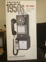 Classically Designed Wall Phone Featuring Rotary Dial With Push Button Techn.