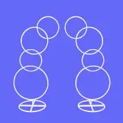 2pcs Round Wedding Arch Backdrop Rings Loops Flower Balloon Lawn Row Stand
