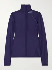 [16ARLINGTON] 16ARLINGTON - Isse Stretch-jersey Turtleneck Top - Purple - UK 12 UK 12 Purple