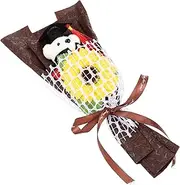 Ciieeo Graduation Doll Bouquet Mother s Day Bouquet Graduation Bouquet Decoration Mom Present Grad Bouquet Graduation Sunflower Bouquet Craft Bouquet Delicate Box Foam Student