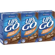 Up&Go Liquid Breakfast Choc Ice 250mL x 3 pack