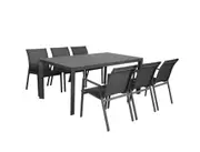 VI Icaria Aluminium Outdoor Dining Table & Chair Set