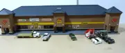 Custom 1/64 Scale Love's Truck Center Store Front To Go With Gas Station