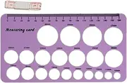 Silicone Nipple Ruler, Silicone Nipple Sizer, Breast Flange Measuring Tool Breast Pump Sizing Tool New Mothers Musthaves for