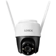 Lorex 2K Pan-Tilt Outdoor WiFi Camera White