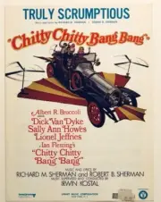 UNART 1968 TRULY SCRUMPTIOUS CHITTY BANG sheet music Richard Robert Sherman UOUS