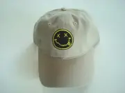 NIRVANA SMILEY FACE 00S BEACH GOLF STRAPBACK HAT CAP VINTAGE S2