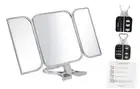 Creations 3-Way Foldable Travel Makeup Mirror with Built in Stand and Handle,