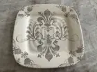 Fluer De lis melamine Square Plates 10” Target Home NWT sold set of 4
