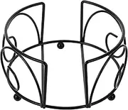 Garneck 1Pc Coaster Holder Simple Iron Rack for Organized Coaster Storage Practical Kitchen Gadget for Home Office Restaurant Use