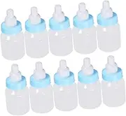 GETAJGHSD 12pcs Reusable Fillable Candy Bottles Milk Bottle Shaped Party Favors for Showers Treats Container for Sweets Snacks Packaging