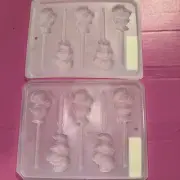 Set Of 2 Vintage Strawberry Shortcake Or Holly Hobby Candy Molds
