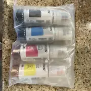 4 New Genuine Epson 522 Ink 65ml Bottles Black + CMY Factory Shrink Wrap Sealed
