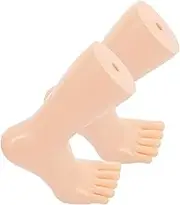 Alipis 1Pair Foot Mannequin Display Stand for Socks and Shoes Support for Retail Stores for Showcasing Toe Socks Anklets and More Products