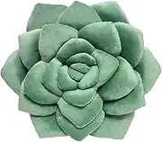 Succulent Pillow - Hand-Stitched Plush Decorative Throw Pillow,3D Flower Pillow, Plant-Shaped Pillows, Plush Cushions for Bedroom, Living Room, and Home Decoration 50cm/19.68in