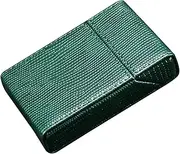 [Lorxilar] Cigarette Case Portable Leather Cigarette Case 20 Capacity Carrying Box for Men Or Women,One Size,Green